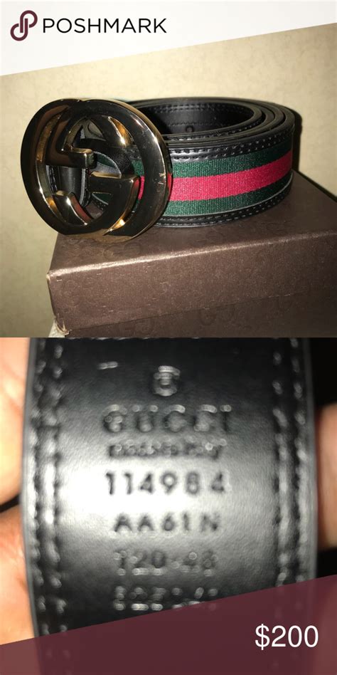 how to chek if my gucci belt is real|authentic gucci belt box.